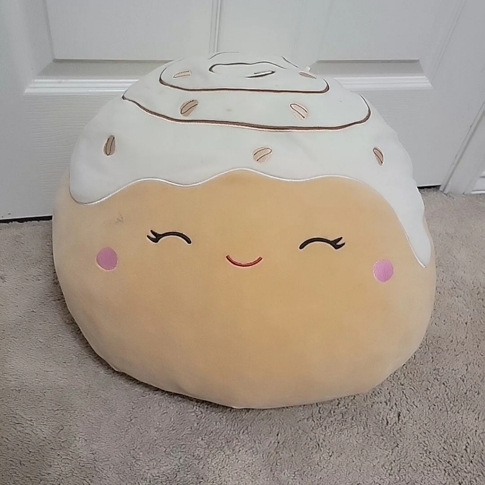 RARE Squishmallow Cinnamoroll 16 Inch SMALL HOLE and SMALL STAIN